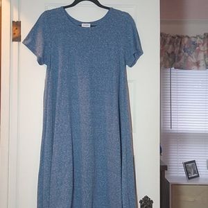 Carly beautiful Heathered blue